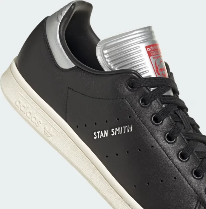 adidas Stan Smith core black/silver metallic (Herren)
