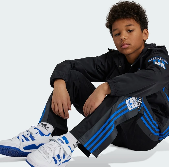 adidas Adibreak Trainingshose lang black/carbon/blue (Junior)