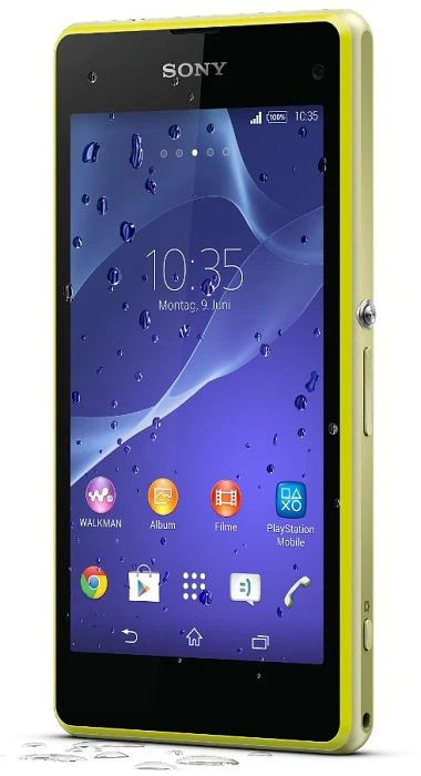 Sony Xperia Z1 Compact gelbgrün