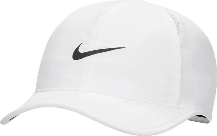 Nike Dri-FIT Club unstrukturierte Featherlight Kappe weiß/schwarz