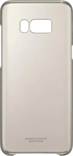 Samsung Clear Cover für Galaxy S8+ gold