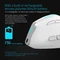 Zelotes F-36 Vertical Dual-Mode Wireless Mouse, weiß, USB/Bluetooth Vorschaubild