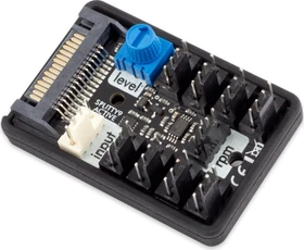 Aqua Computer Splitty9 Active, Lüfterverteiler, 9-fach