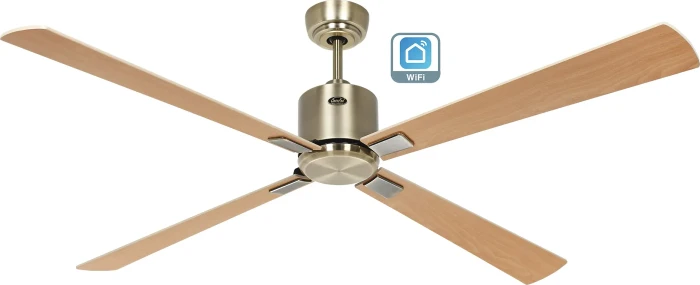 CasaFan Eco Neo III 152 BMA-AH/BU WiFi Deckenventilator ahorn/buche/messing