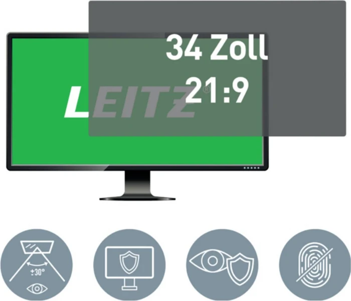 Leitz Blickschutzfilter für 86.4 cm (34") Bildformat: 21:9 69050000