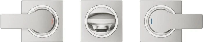 Grohe Allure 3-Loch-Waschtischbatterie 1/2" supersteel (20193DC2) – Bild 3 von 5