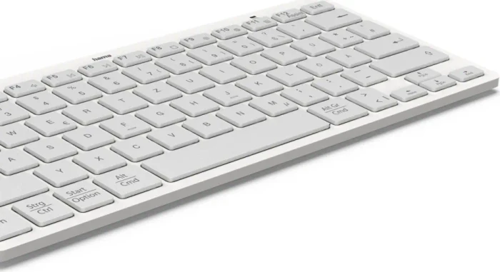 Hama Travel 400 Mini-Tastatur, grau/weiß, Bluetooth, DE