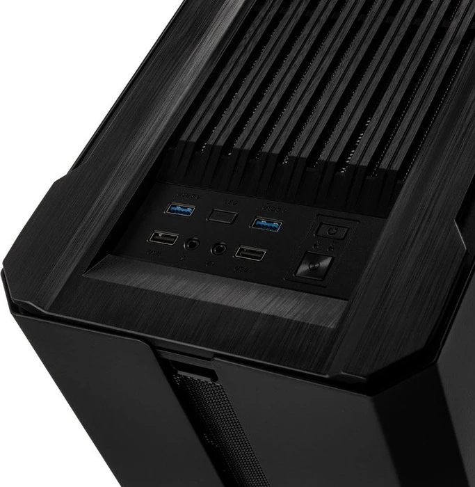 Zalman X3, schwarz, Glasfenster