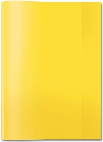 Herma Heftschoner Kunststoff, A4, gelb/transparent, 25er-Pack