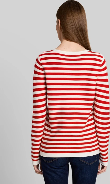 Tom Tailor Rundhalsausschnitt Strickpullover rot (Damen)