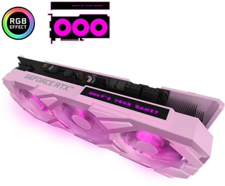KFA2 GeForce RTX 3080 EX Gamer Pink (1-Click OC), 10GB GDDR6X, HDMI, 3x DP