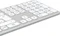 Hama WK-550 Multi-Device-Tastatur, grau/weiß, USB/Bluetooth, DE Vorschaubild