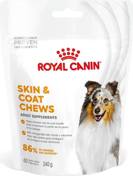 Royal Canin Skin & Coat Chews Adult Supplements, 240g