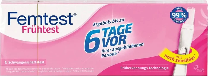 Femtest Frühtest Schwangerschaftstest, 1 Stück