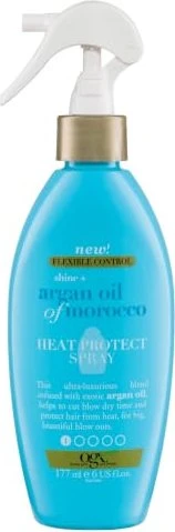 OGX Argan Oil of Morocco Shine + Heat Protection Spray, 177ml