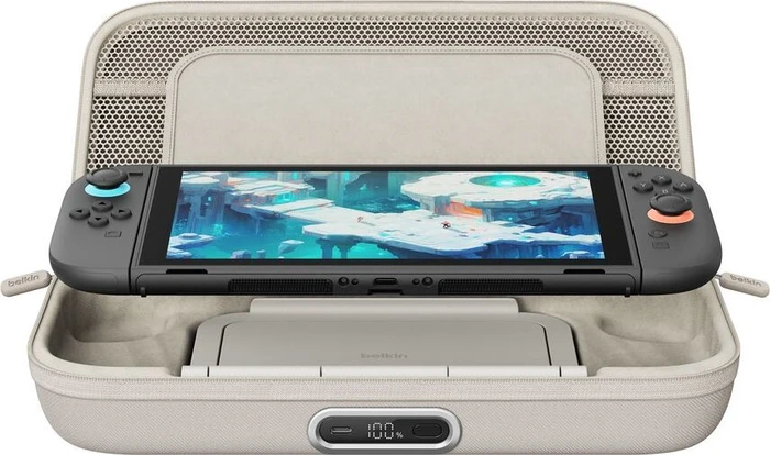 Belkin Charging Case Pro Tasche sand (Switch 2)
