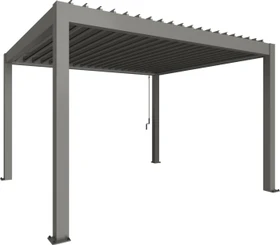 Biohort Pergola 4x3.5 quarzgrau-metallic/quarzgrau-metallic