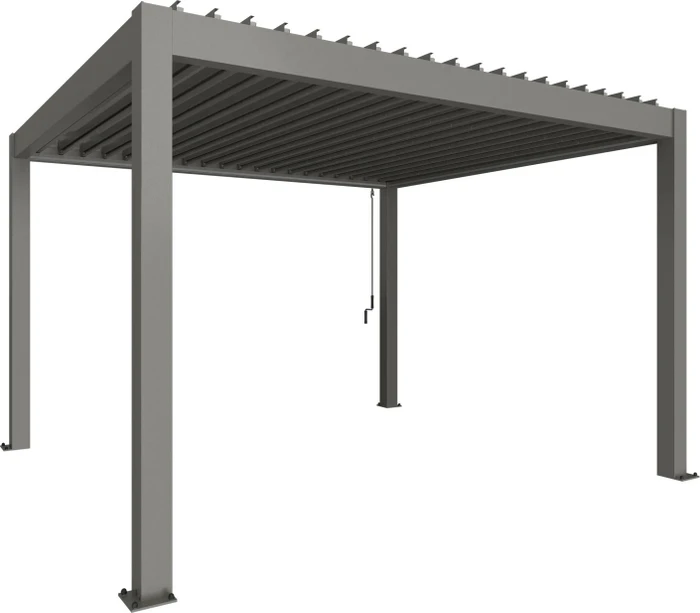 Biohort Pergola 4x3.5 quarzgrau-metallic/quarzgrau-metallic