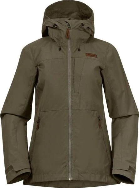 Bergans Nordmarka Leaf Light Wind Funktionsjacke green mud (Damen)