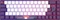 Dark Project 68 Sunrise Gaming Keyboard, weiß/violett, LEDs RGB, g3ms Sapphire, USB, DE Vorschaubild