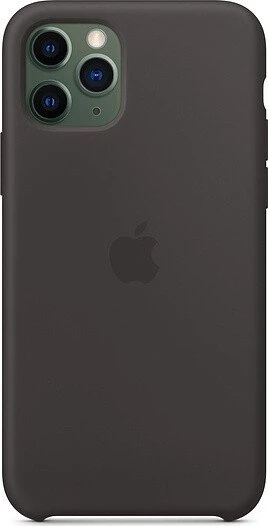 Apple Silikon Case für iPhone 11 Pro schwarz