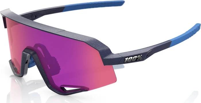 100% Slendale satin storm metallic/purple mirror