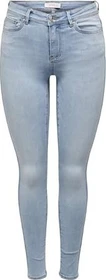 ONLY Skinny Mid Wauw Jeans light blue denim (Damen)