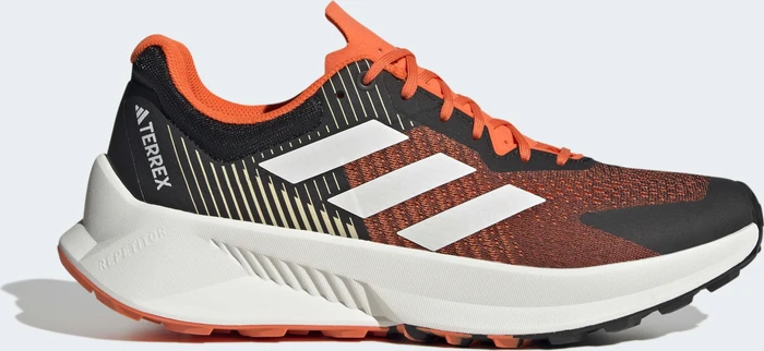 adidas Terrex Soulstride Flow core black/crystal white/impact orange (Herren)