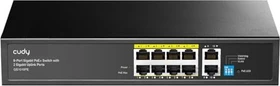 Cudy Desktop Gigabit Switch, 10x RJ-45, 120W PoE+ (GS1010PE)