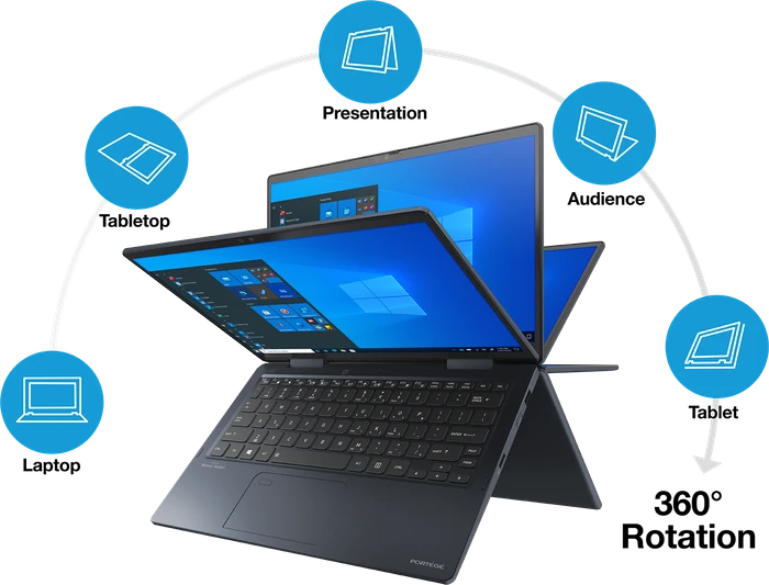 Dynabook Portege X30W-J-13Z, Mystic Blue, Core i7-1165G7, 16GB RAM, 512GB SSD, LTE, DE