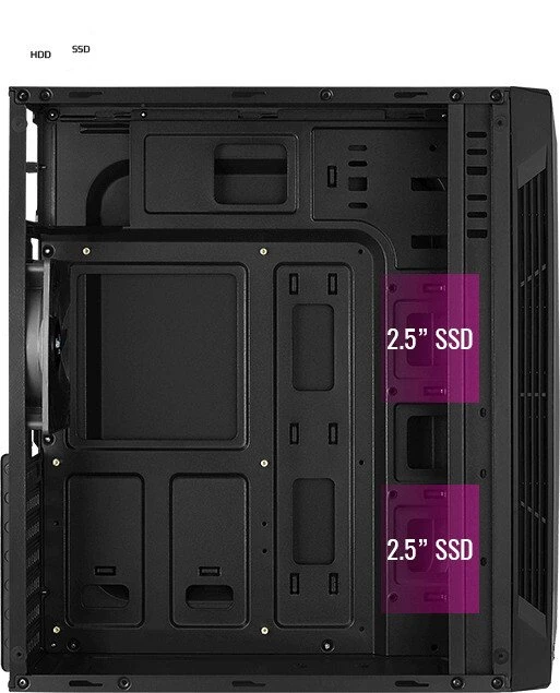AeroCool Split, Acrylfenster
