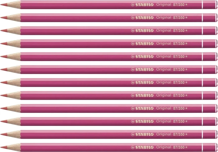 STABILO Original Buntstift krapprosa hell, 12er-Pack