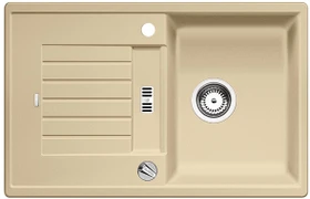 Blanco Zia 45 S Becken reversibel mit Ablauffernbedienung champagner
