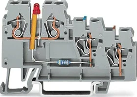 Wago Initiator/Aktor-Klemme 1E 0,08-2,5qmm PNP 18A, 50 Stück