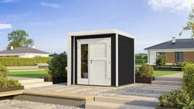 Weka 262 B 209x205cm Gartenhaus anthrazit