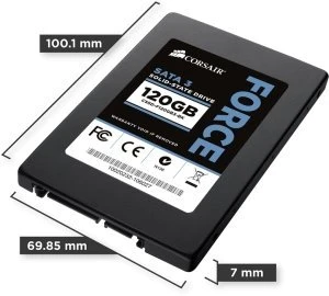 Corsair Force 3 F120 - Notebook Upgrade Kit 120GB, 2.5" / SATA 6Gb/s