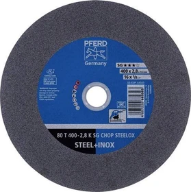 Pferd 80 T 400-2.8 K SG CHOP STEELOX/25.4 Trennscheibe, 400x2.8x25.4mm, 10 Stück