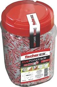 fischer DuoPower 6x30 Universaldübel, 6x30mm, 750 Stück