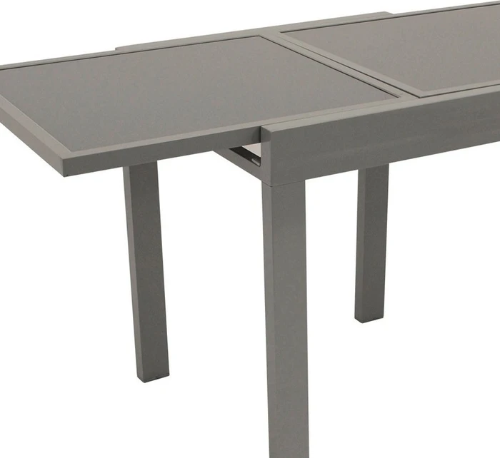FRG Balkon-Ausziehtisch 130x65cm grau (9926440)