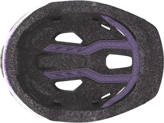 Scott Spunto Junior Kinderhelm white/purple