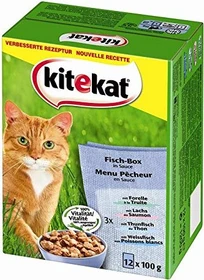 Kitekat Beutel Fisch-Box in Gelee, 1.20kg (12x 100g)