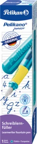 Pelikan Pelikano Junior türkis, rechte Hand, Anfänger, Faltschachtel