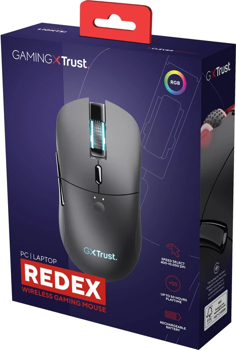 Trust Gaming GXT 980 Redex Wireless Gaming Mouse, USB