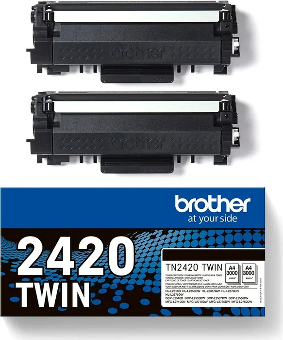 Brother Toner TN-2420 schwarz, 2er-Pack