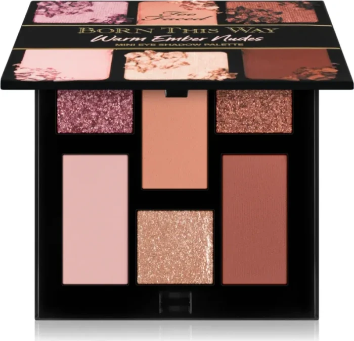Too Faced Born This Way The Natural Nudes Mini Palette warm ember nudes