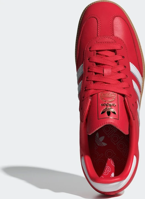 adidas Samba OG better scarlet/cloud white/gold metallic (Damen)