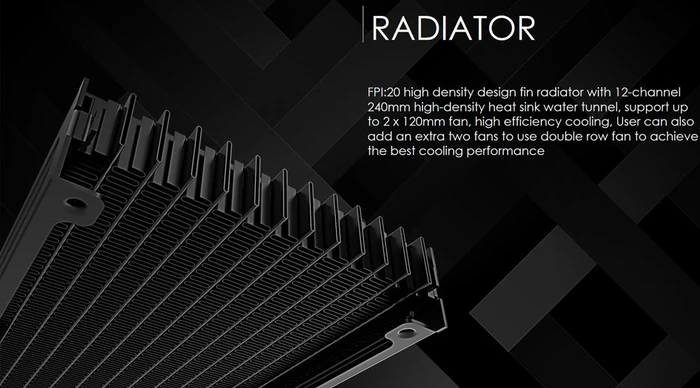 Raijintek Eos 240 RBW, 240mm