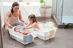 Stokke Flexi Bath faltbare Badewanne XL sandy beige