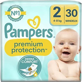 Pampers Premium Protection Gr.2 Einwegwindel, 4-8kg, 30 Stück