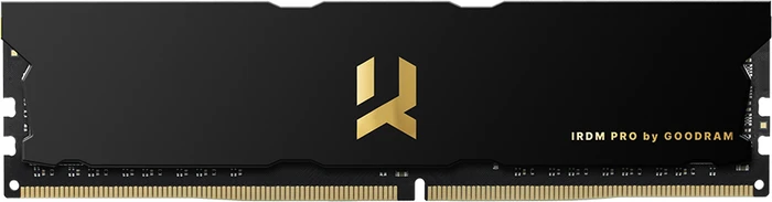 goodram IRDM PRO PITCH BLACK UDIMM 16GB Kit, DDR4-3600, CL17-19-19, 1RX8